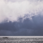 Storm over Cargo Vessel